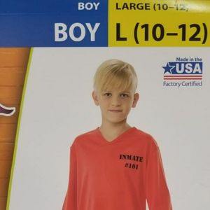 Boy Inmate Halloween Costume